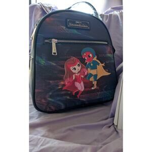 Loungefly Marvel Scarlet Witch and Vision chibi Mini Backpack